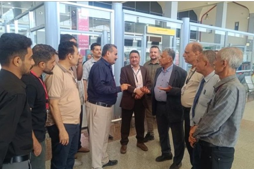 نائب محافظ عدن يؤكد حرص المحافظة على تقديم الدعم وتسهيل مهام العمل الجمركي في مطار العاصمة عدن..،...