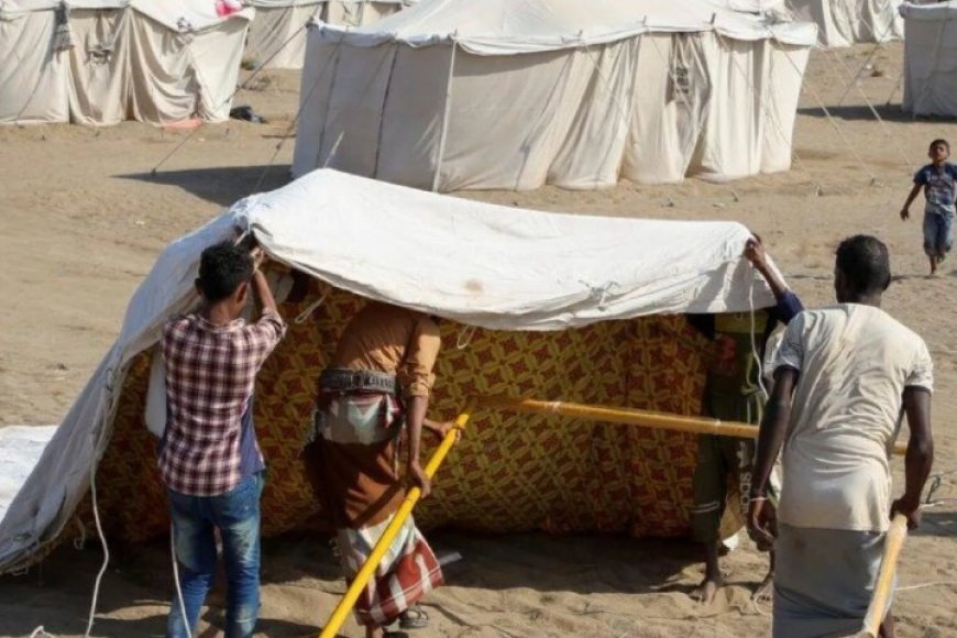 موجة نزوح جديدة في اليمن تطال 35 أسرة خلال أسبوع....