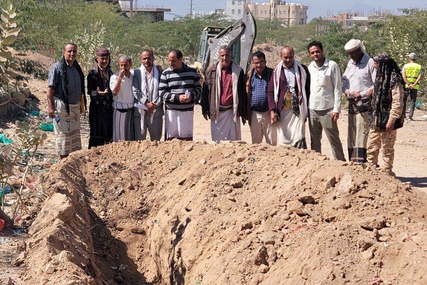 بتكليف من مدير عام قعطبة، بكر الشاعري: تدشين مشروع استبدال خطوط المياه في الدائري الغربي والجردمي بمدينة قعطبة