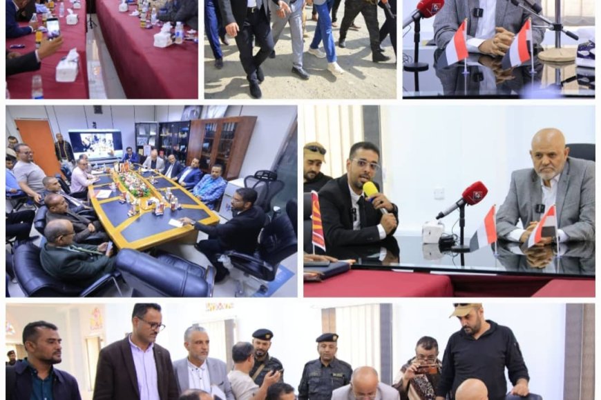 من الجمود إلى النهوض..محافظ تعز في زيارة ميدانية لمجموعة شركات أحمد عبد الله الشيباني لإعادة تطبيع العمل وتحريك عجلة الإنتاج