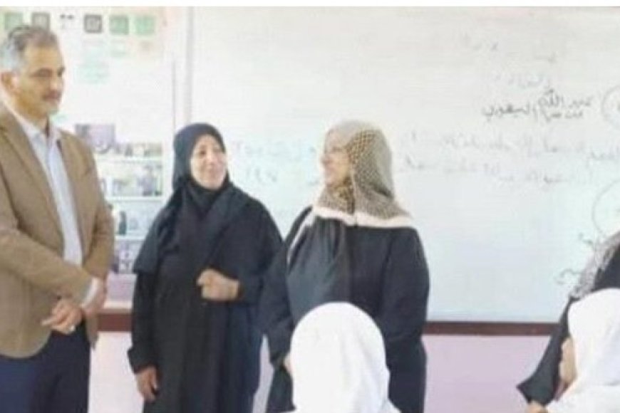 مع انطلاق الفصل الدراسي الثاني وزير الدولة محافظ العاصمة عدن  يتفقد سير العملية التعليمية...