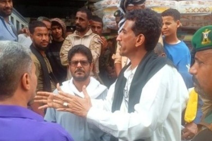 حملة ميدانية لتنظيم أسواق الحوطة في محافظة لحج وإزالة المخالفات....