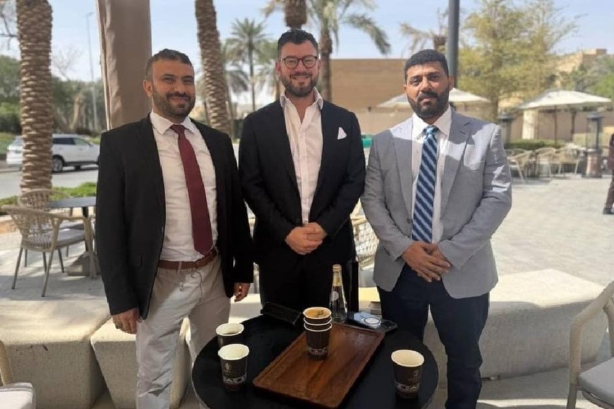 العميد مراد شراعي النائب الأول للحراك التهامي والعميد محمد العماد يلتقيان القائم بأعمال السفيرة البريطانية لدى اليمن....