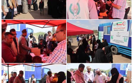 جمعية الحكمة تدشن العربة التغذوية الصحية المتنقلة في المنصورة بمحافظة عدن