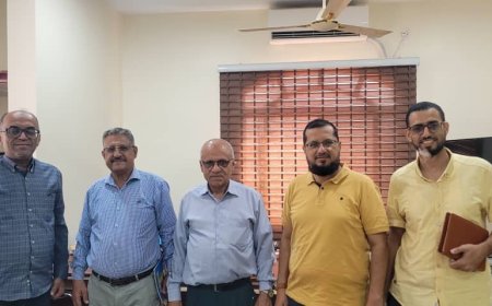 وكيل وزارة الزراعة والأسماك يلتقي بالرئيس التنفيذي لمؤسسة التواصل للتنمية 