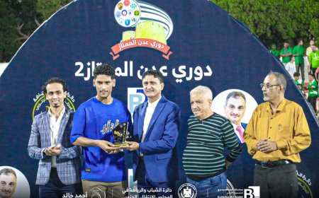 وحدة عدن (البطل) التلالي عادل عباس (الأفضل) ، الشعلاوي حامد وحيد الهداف