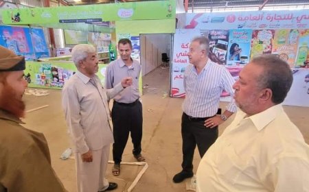 الجاوي يطلع على التجهيزات الأخيرة لإفتتاح للخيمة الرمضانية