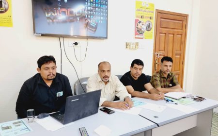 استمرار الدورات التدريبيه للعمال الصحييين بمديرية شبام حضرموت استعداد لانطلاق حملة التطعيم 