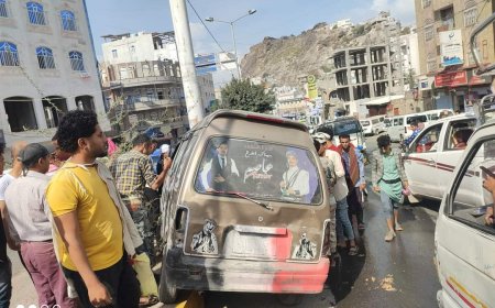 عاجل :حادث يتسبب بإصابات سيدات في تعز 