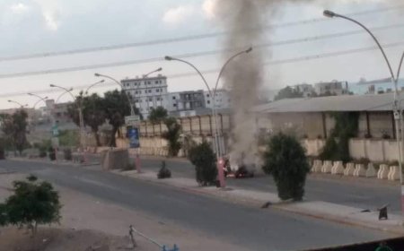شاهد صور..اثار المواجهات العنيفة في عدن