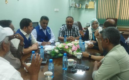 الجمحي يناقش مع منظمتي الصحة العالمية واليونيسيف نتائج مؤشرات نجاح الحملة الوطنية الطارئة للتحصين ضد شلل الأطفال في مديريات حضرموت الساحل
