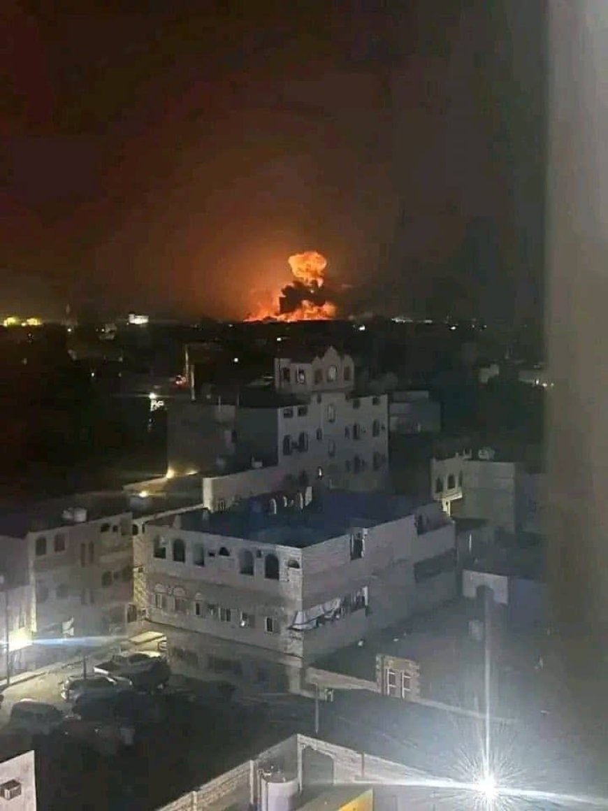 عاجل:بسبب الغارات الجوية..اقوى الانفجارات تطال كبرى الاحياء في صنعاء(تعرف عليه)