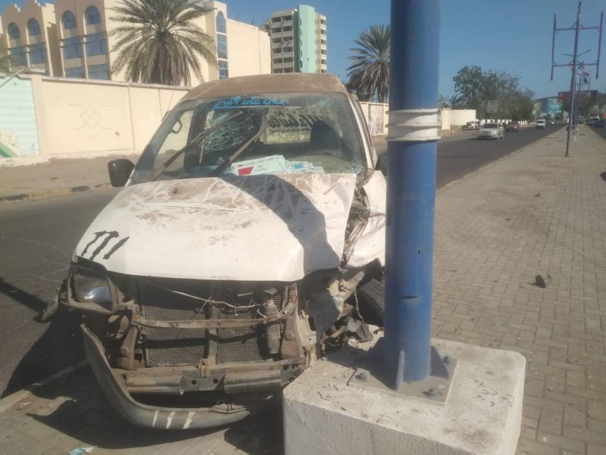 عاجل:حادث مروري في عدن (صور)