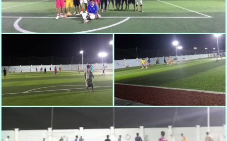 فريق المعهد الوطني للعلوم الإدارية يقسو على فريق معهد أثر العالي للعلوم الصحية في المباراة الودية التي جمعتهم بملعب النادي الأهلي بغيل باوزير 