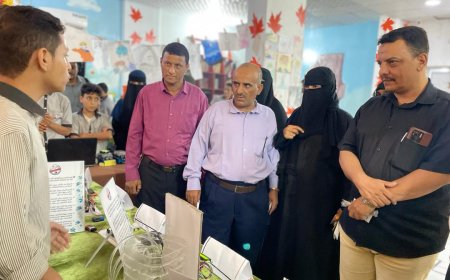 بمشاركة طلابية فاعلة.. مدارس خليج عدن الأهلية تقيم المعرض الطلابي السنوي  