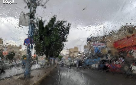 يحدث الان..بدء هطول الأمطار في العاصمة صنعاء(صورة)