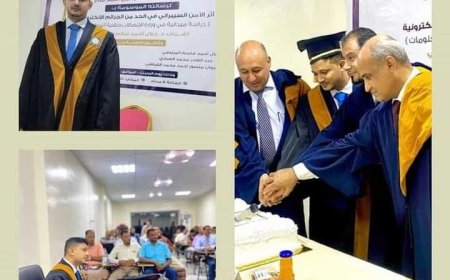 الباحث كفاح فتاح ينال رسالة الماجستير بإمتياز