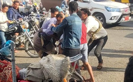 تعز تشهد اول عراك في نهار رمضان (صورة)