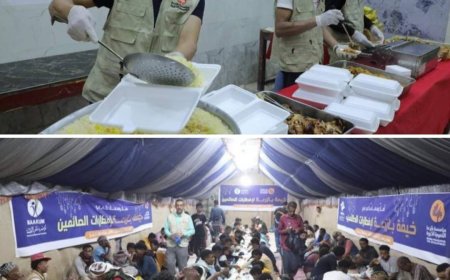 تدشين خيمة بازرعة لافطار الصائمين للعام السابع على التوالي بمحافظة تعز