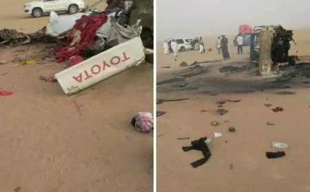 عاجل : صور..ارتفاع حصيلة الوفيات إلى 13 مسافر في صحراء الجوف (تفاصيل أولية)