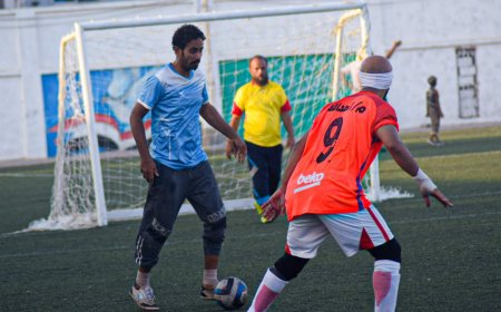 الصحة يكسب الزراعة وجامعة عدن والعيسائي حبائب في كاس عدن للكرة الخماسي...