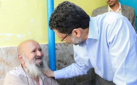 بن مبارك يقوم بزيارة هذا المرفق ..كأول رئيس وزراء يزور هذا المكان في عدن