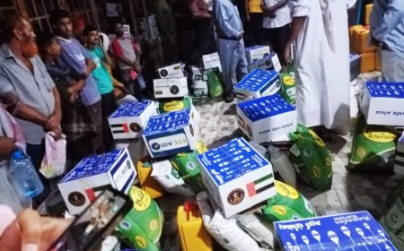 تدشن توزيع السلال الغذائية لأسر الشهداء بمديرية البريقة 