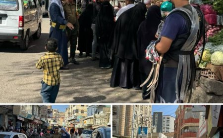 مدير عام "القاهرة" يتفقد شوارع مدينة تعز ويوجه بإيجاد أماكن مناسبة للباعة الجائلين 