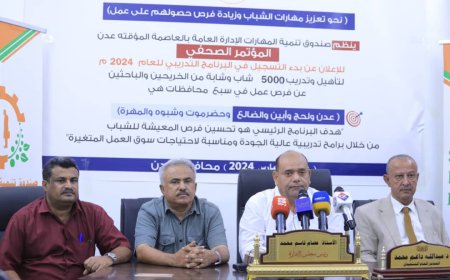 صندوق تنمية المهارات يعلن عن برنامج تدريبي للشباب في سبع محافظات محررة 