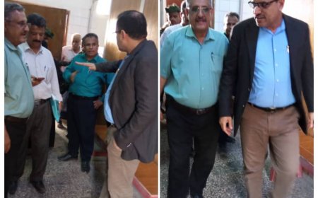 الوزير السقطري يتفقد عدد من المرافق التابعة لهيئة مصائد خليج عدن 