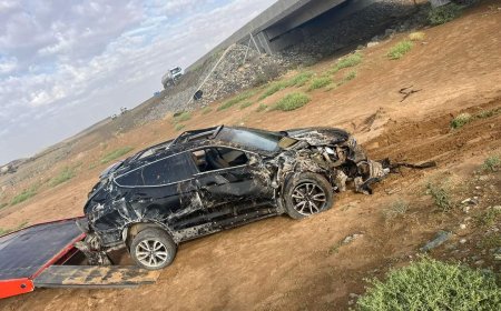 مغترب يمني وعائلته  ينجو من الموت في السعودية (صورة)