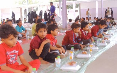 مؤسسة إثراء تنظم إفطار للأيتام وأسرهم في عدن