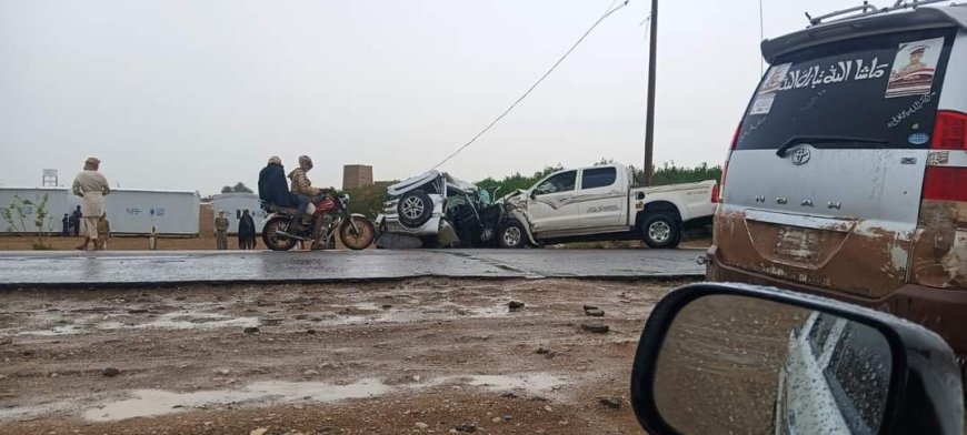 لهذا السبب..حادث مروري مروع في مأرب(صورة)