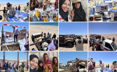 "وزعت هدية الرئيس الرمضانية".."الإغاثة والأعمال الإنسانية" تتفقد أحوال مواطني منطقة "قعوة"