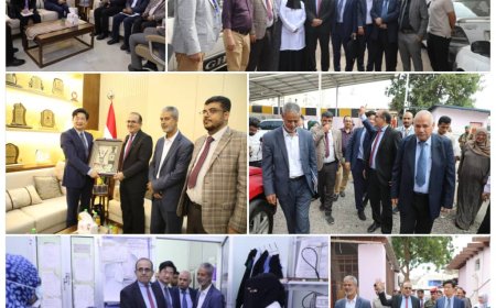 وزير الصحة يلتقي القائم بأعمال السفارة الصينية لدى بلادنا..ويزورا مستشفى الصين