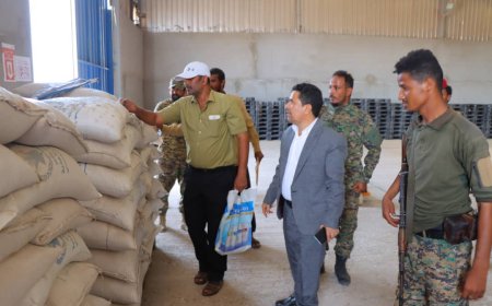 السلطة المحلية بخورمكسر تنفذ حملة تفتيش على صلاحية المواد الغذائية في الهناجر بالمديرية