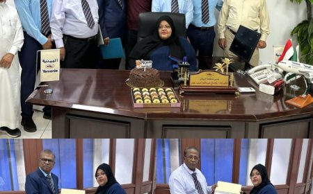 مكتب اليمنيه بالرياض يقيم حفل توديعي للمتقاعدين غالب المحلوي وعليم الدين