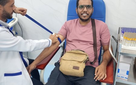 العبيدي يجري فحوصات طبية في مستشفى عدن الخيري التعاوني 