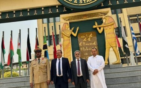 الولص رئيس مركز البحر الاحمر للدراسات السياسية و الأمنية بمصر يحضر مناقشة رسالة الماجستير للرائد توفيق الهابون