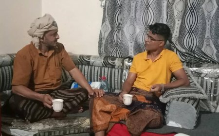 ناطق ألوية الزرانيق يطمئن على صحة القيادي التهامي سامي باري