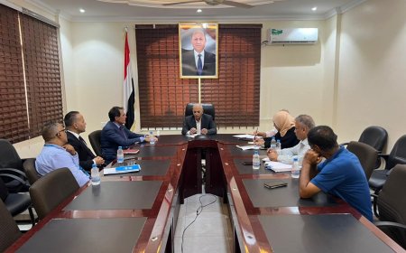 الشرجبي يبحث مع ممثل المفوضية السامية مجالات التعاون المشترك في مجال المياه والبيئة