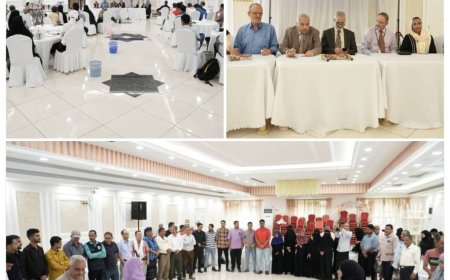 بحضور نائب الوزير افتتاح الدورة التدريبية لتدريب المدربين حول المخاطر والمشاركة المجتمعية ومرض الكوليرا