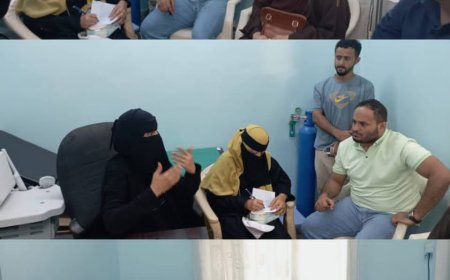 عدن /  انتقالي مديرية المنصورة قسم الشؤون الاجتماعية يقوم بزيارة الى مركز رعايه الأم والطفل.