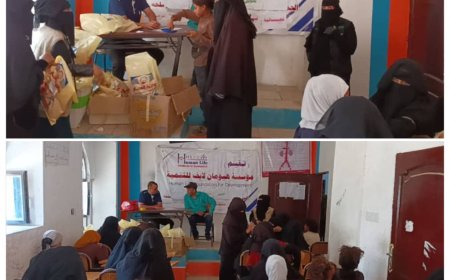 بدعم من منظمة اوكسفام... مؤسسة هيومان لايف للتنمية توزع كسوة العيد 36 اسرة من شريحة الايتام بقعطبة 