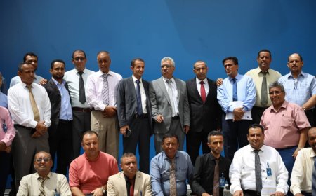 لجنة من وزارة التعليم العالي تزور الجند للاطلاع على مستجدات الجامعة