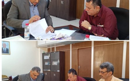 معاون يطلع على مراحل ومكونات مشروع (الدعم مقابل الإنتاج ) المقدم دعما من "اليونبس"لصندوق النظافة