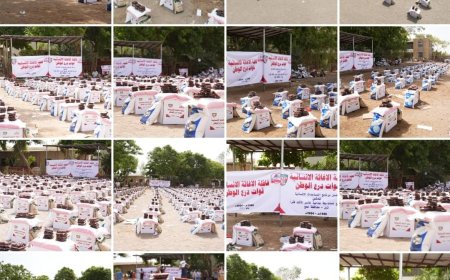 لحج..تشهد تدشين توزيع 6000 سلة غذائية في تبن من قوات درع الوطن