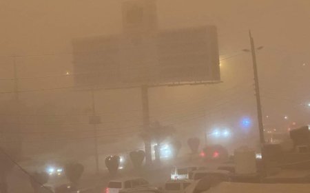 عاجل :عاصفة رملية تضرب مأرب (صور مخيفة)