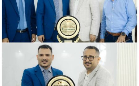 الشركة المنفذة لمشروع الطاقة الشمسية تُكرم بنك اليمن الكويت