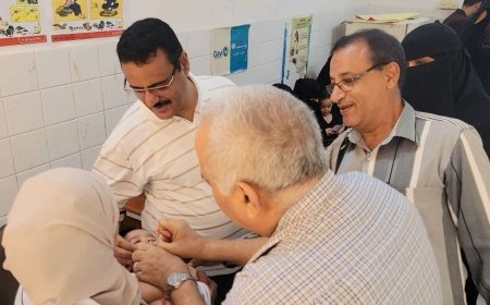 *"الداؤودي"و"الييشي" يتفقدان سير حملة التحصين ضد شلل الأطفال في مديرية المنصورة*